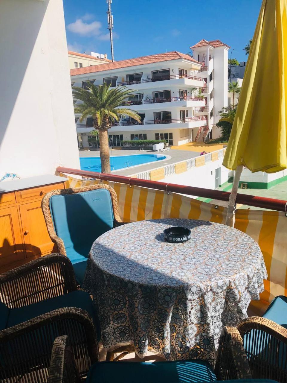 First Line Beach Apartment With Ocean View La Arena Puerto de Santiago  Zewnętrze zdjęcie