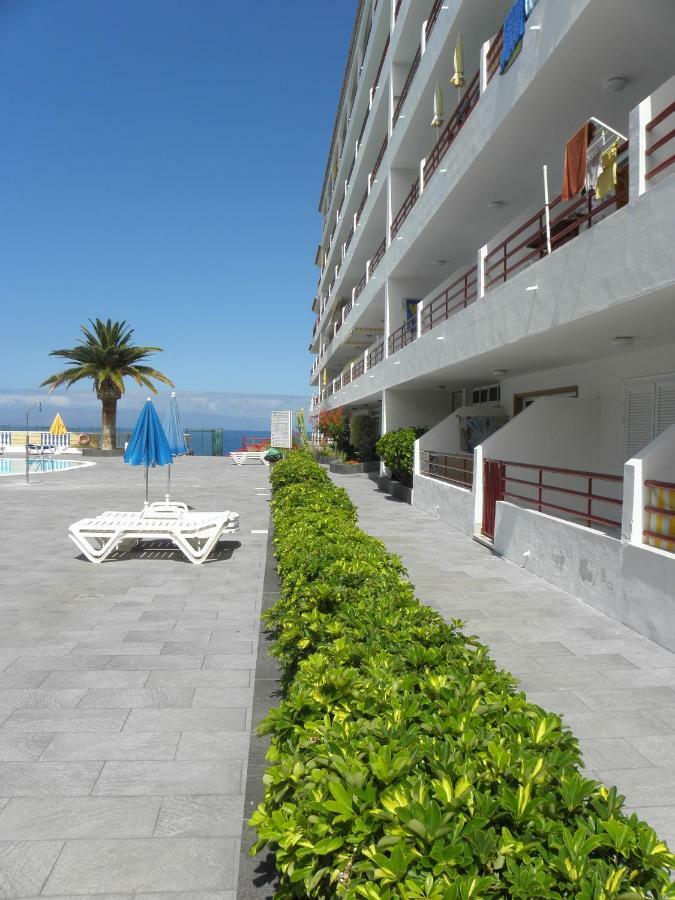 First Line Beach Apartment With Ocean View La Arena Puerto de Santiago  Zewnętrze zdjęcie